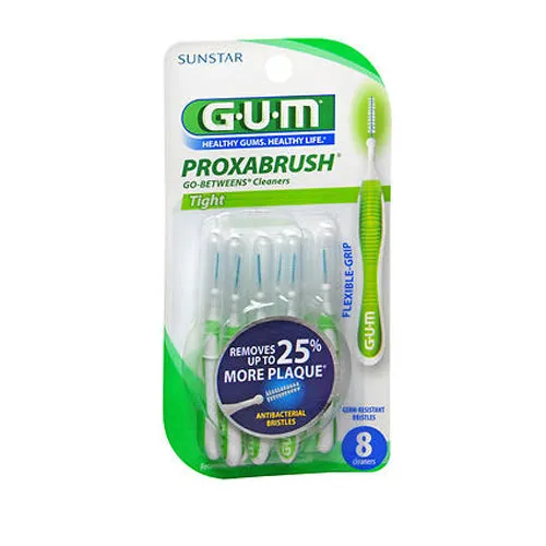 Gum G-U-M Go Between Proxabrush Cleaners Tight tight 8 each By Gum