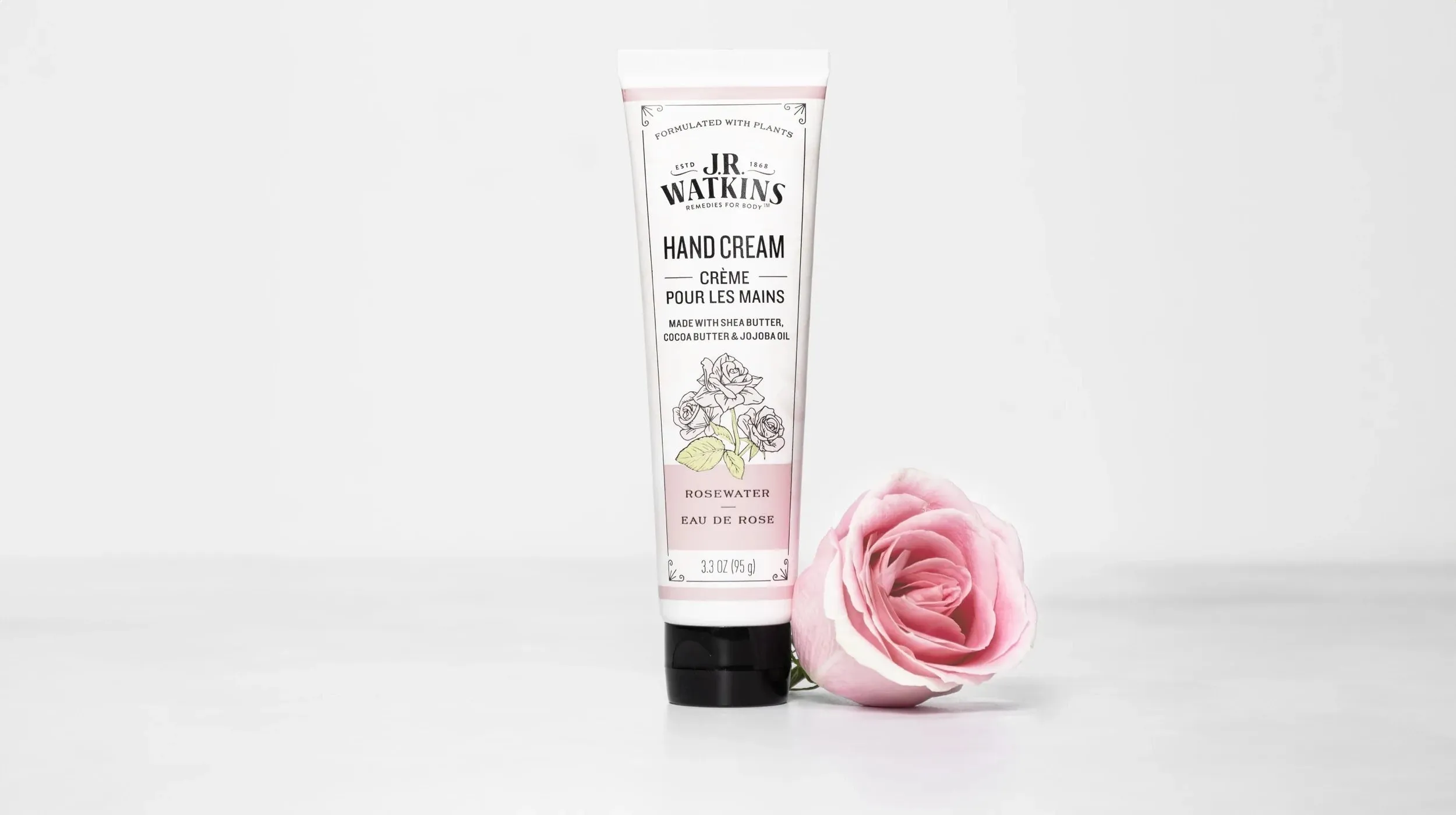 Hand Cream Rosewater 3.3floz