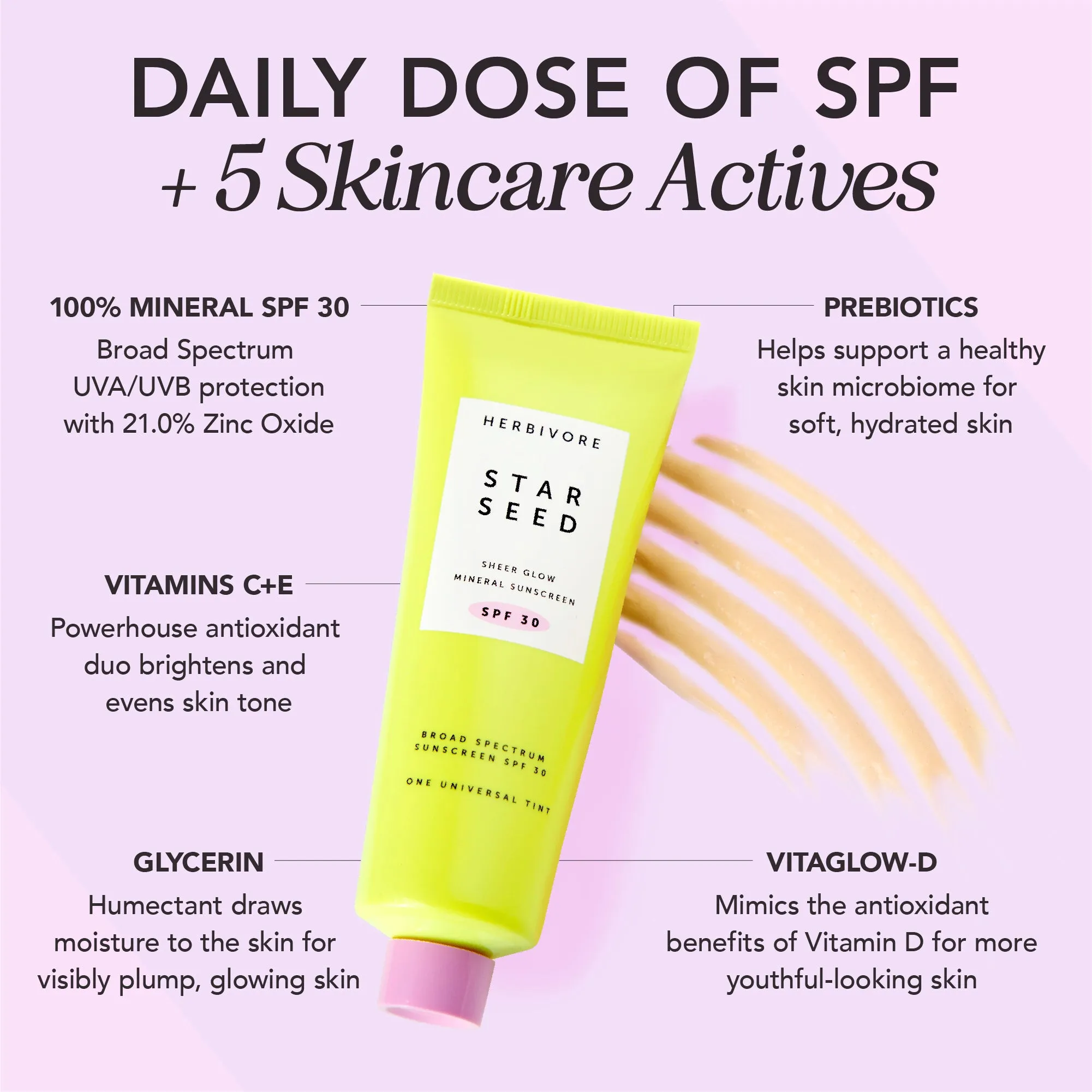 Star Seed Sheer Glow Mineral Sunscreen Spf 30