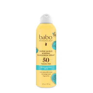 Super Shield Mineral Sunscreen Spray Spf50